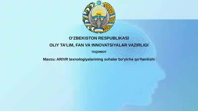 AR/VR texnologiyalari