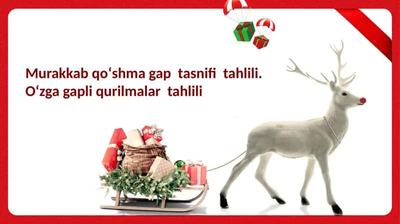 Murakkab qo‘shma gap tasnifi tahlili 1