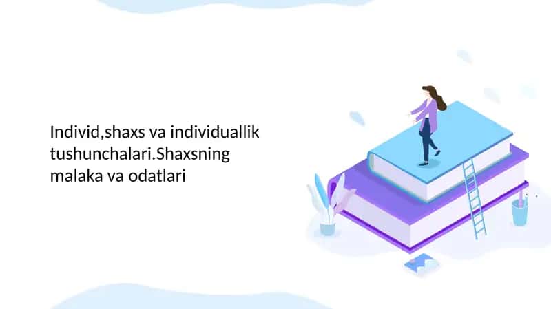 Individ, Shaxs va Individuallik Tushunchalari 1
