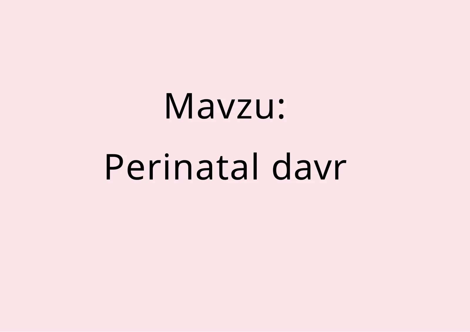 Perinataldavr 1
