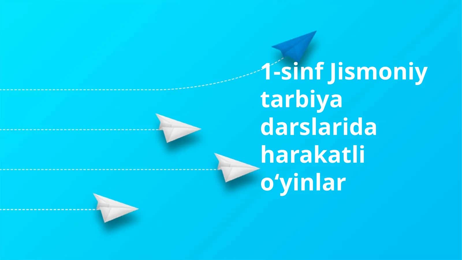 1-sinf Jismoniy tarbiya harakatli oʻyinlar 1