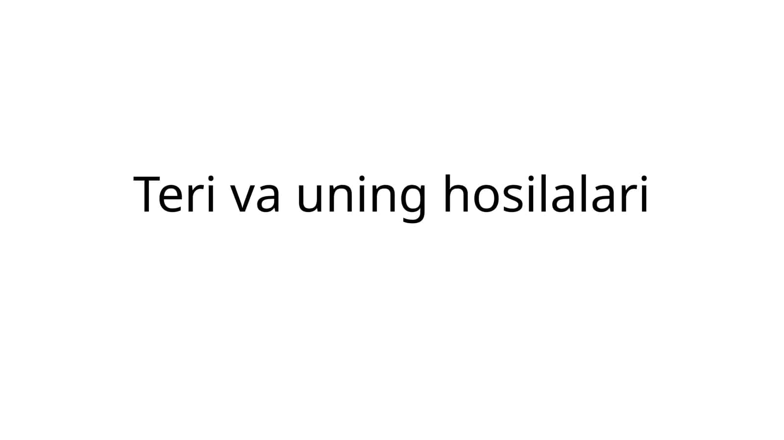 Terivauninghosilalari 1