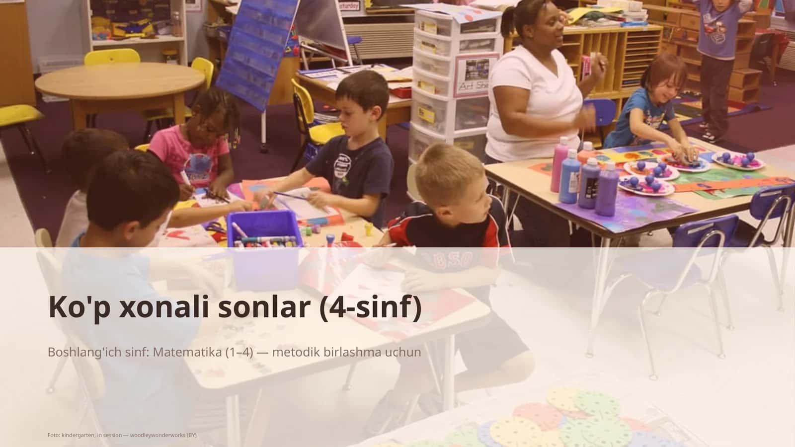 Ko'p xonali sonlar (4-sinf) 1