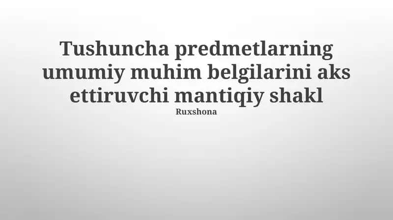 Mantiqiy Shaklning Chegaralari va Kamchiliklari 1