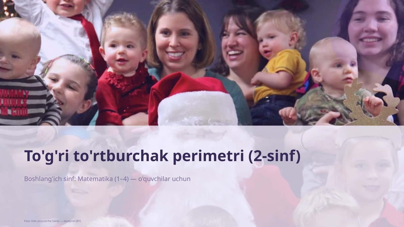 To'g'ri to'rtburchak perimetri (2-sinf) 1