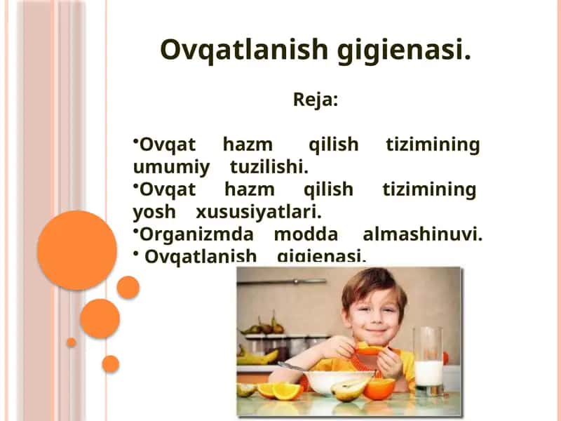 Ovqatlanish gigienasi 1