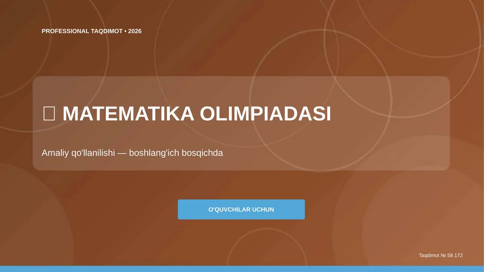 MATEMATIKA OLIMPIADASI 1