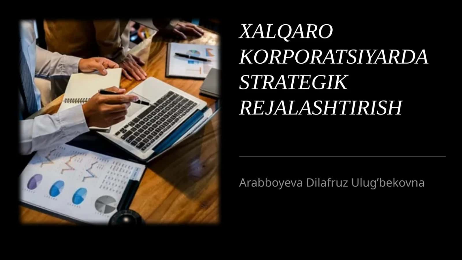 StrategikRivojlantirish 1