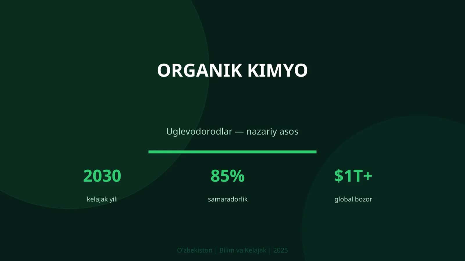 Organik kimyo 1