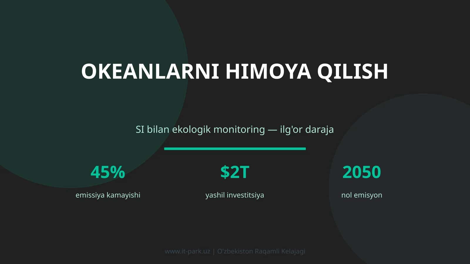Okeanlarni himoya qilish 1
