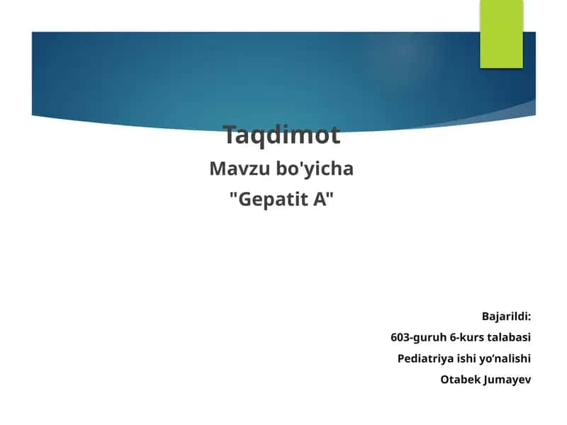 Gepatit A 1