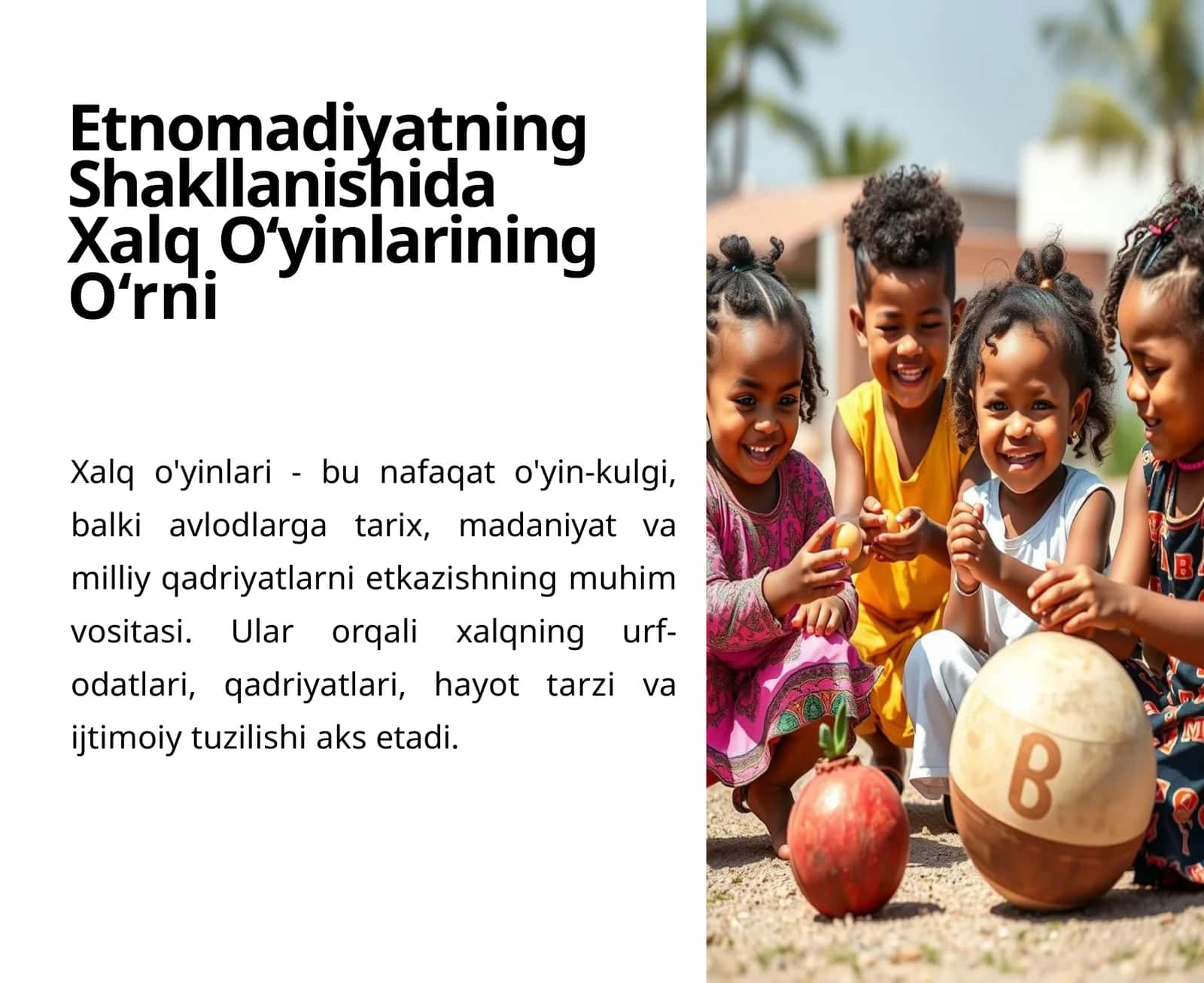 Etnomadiyatning Shakllanishida Xalq O‘yinlarining O‘rni 1