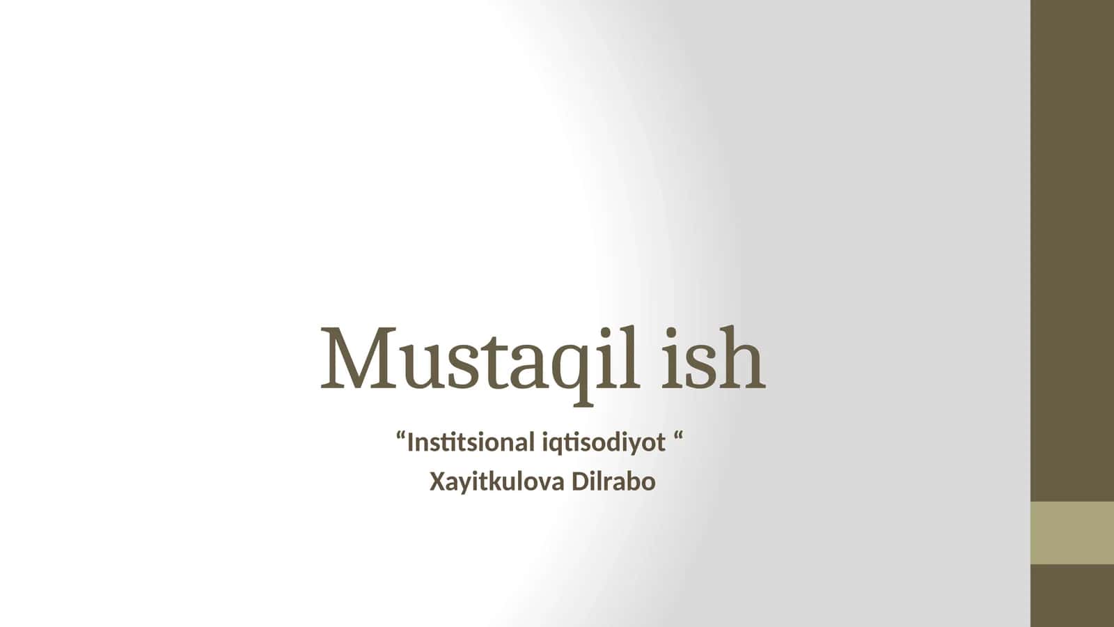 Institut va Norma Tushunchasining Mohiyati 1