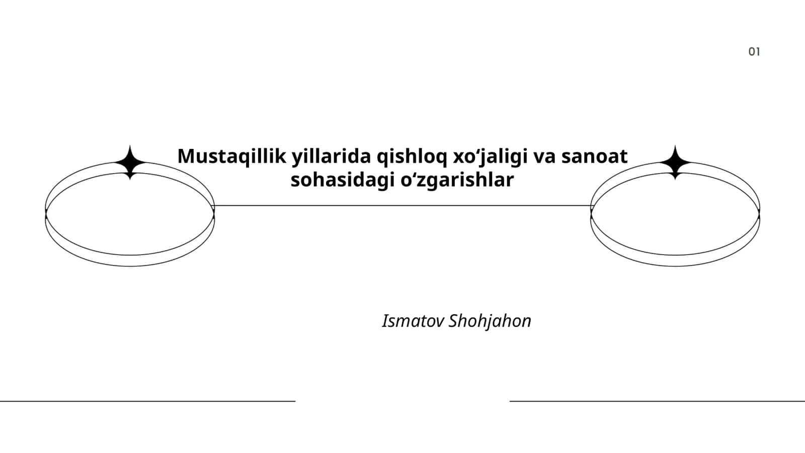 Qishloq xo‘jaligi va sanoat sohasidagi o‘zgarishlar 1