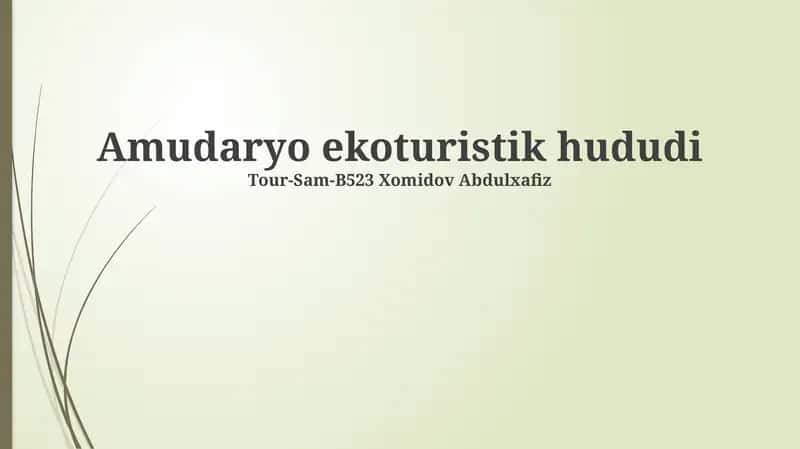 Amudaryo ekoturistik hududi 1