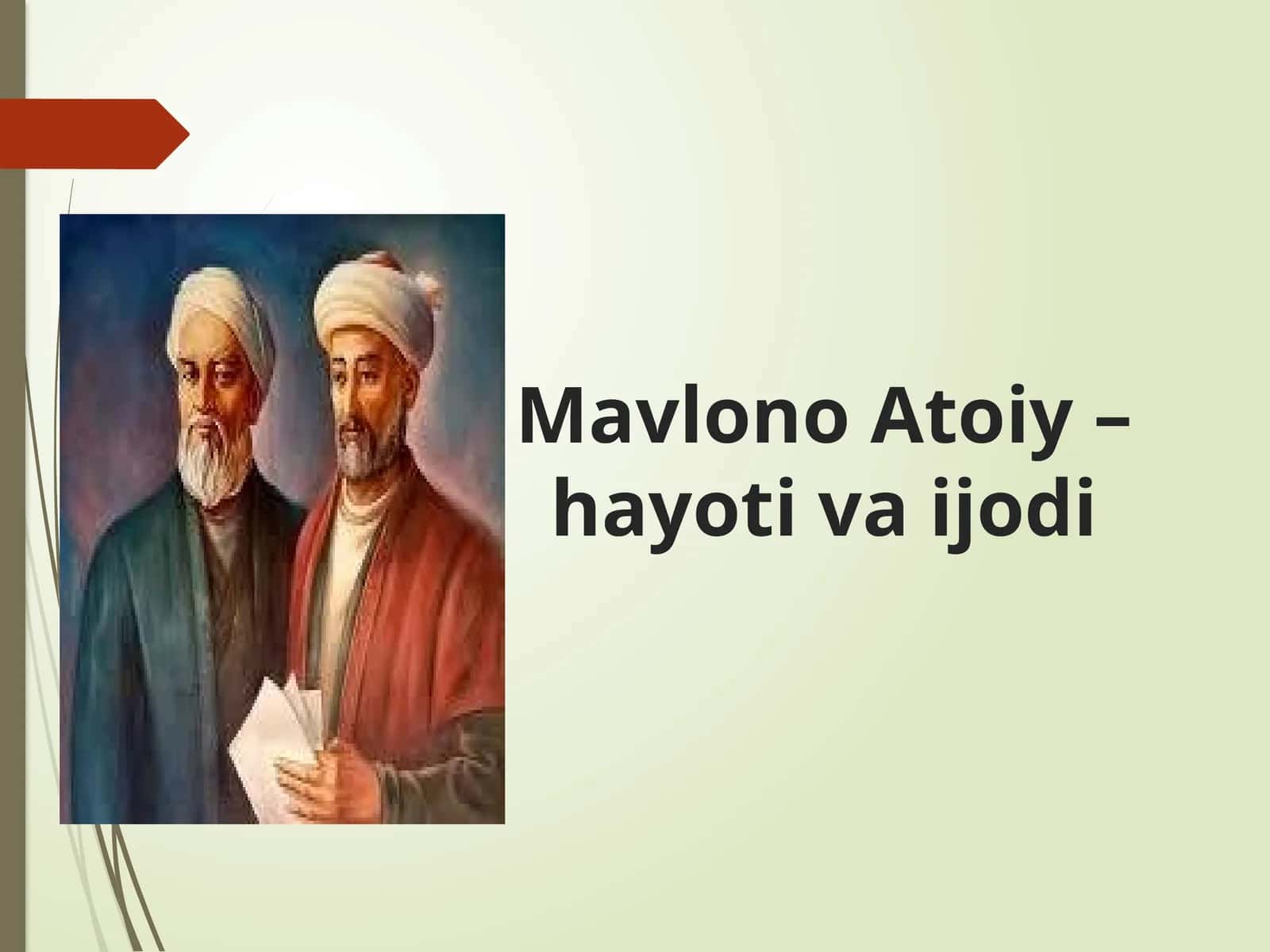 MavlonoAtoiy–hayotivaijodi 1
