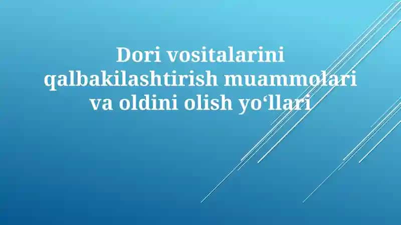 Qalbaki dori vositalari
