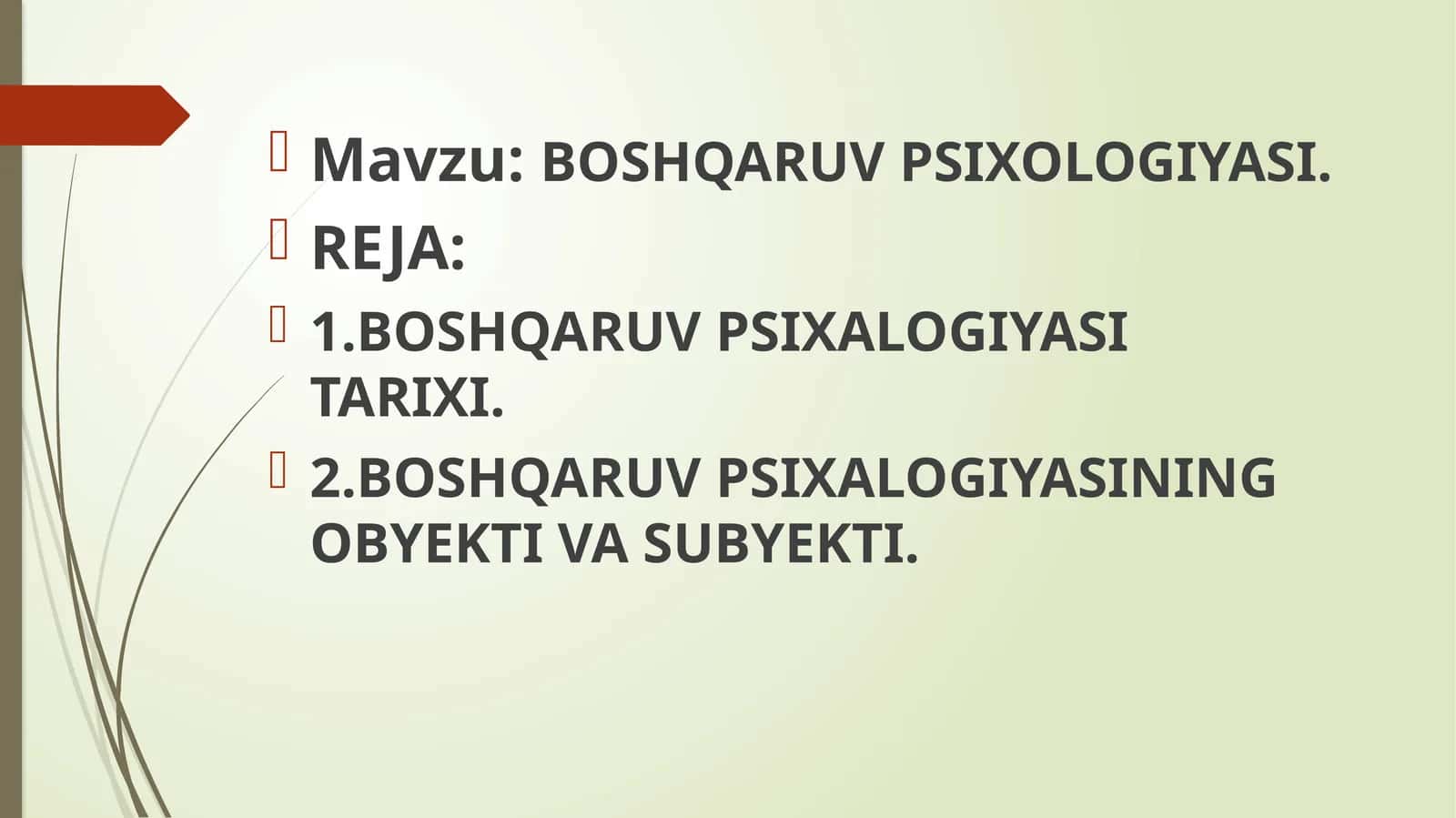 BOSHQARUV PSIXOLOGIYASI 1