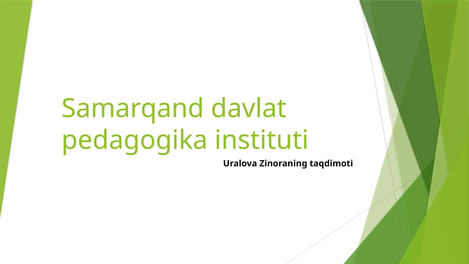 Matematika darslarida matematik diktantni tashkil etish va turlari. 1