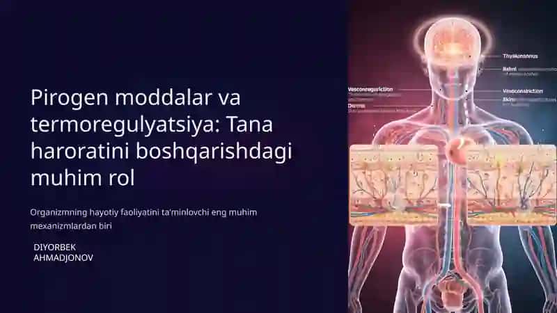 Pirogen moddalar va termoregulyatsiya