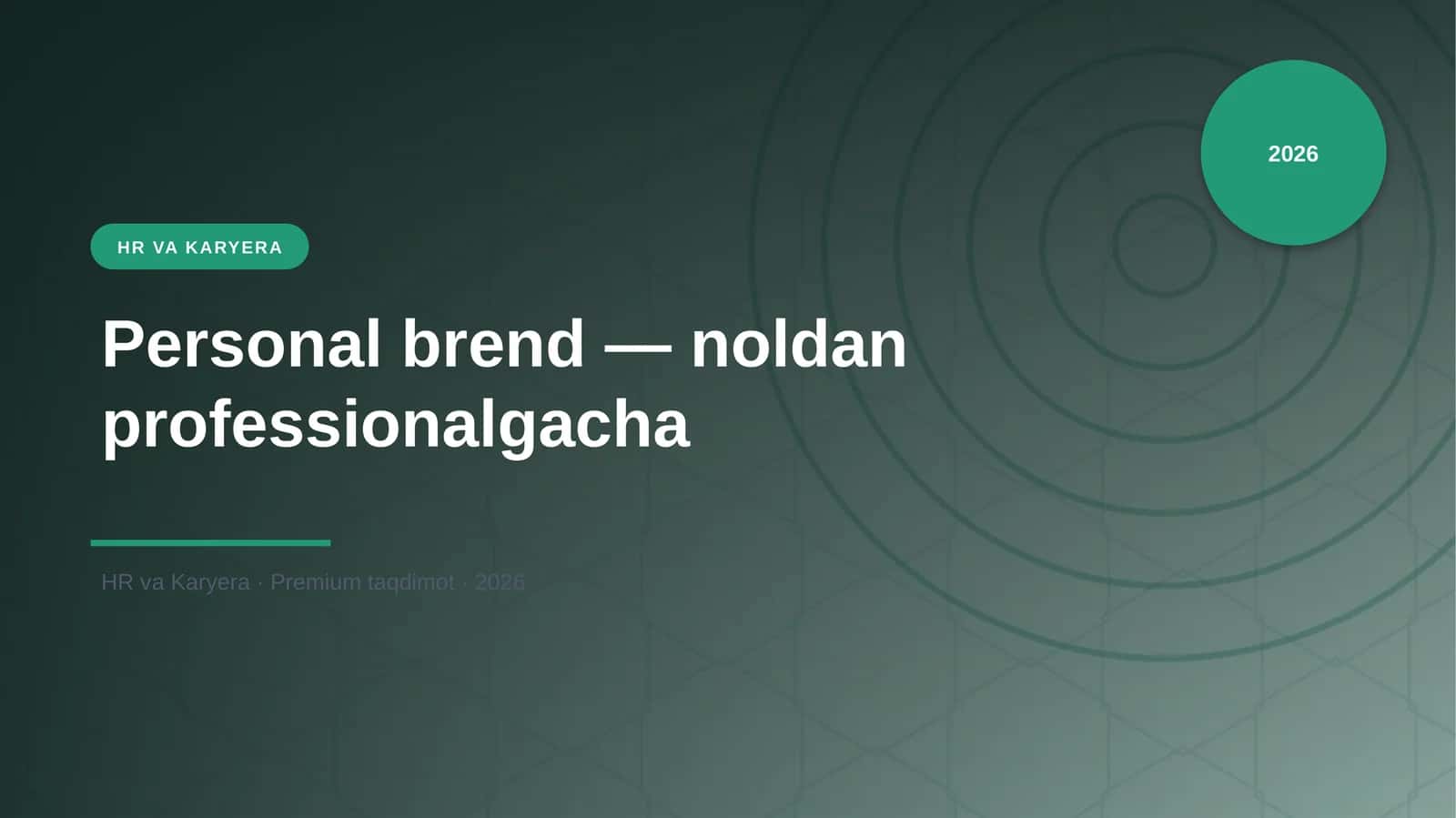 Personal brend — noldan professionalgacha 1
