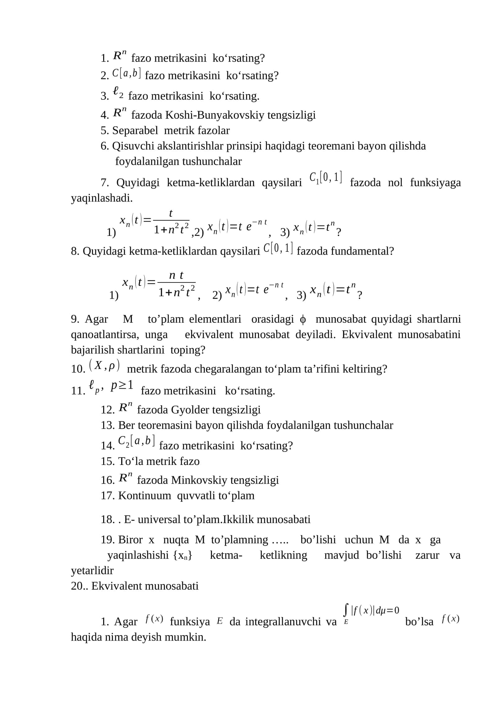 Separabel metrik fazolar 1