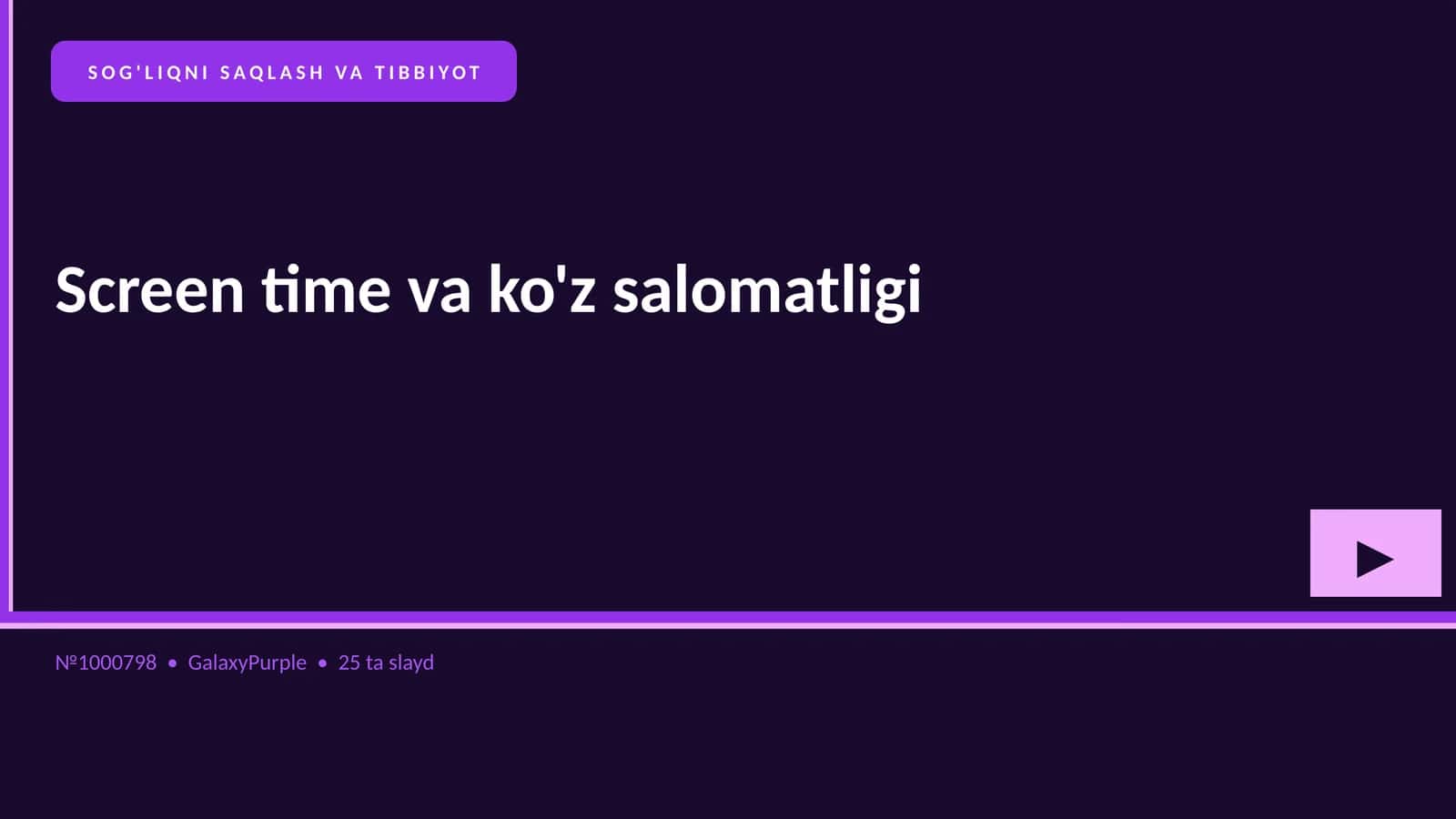 Screen time va ko'z salomatligi 1