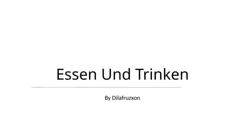 Oziqlanish faktlari 1