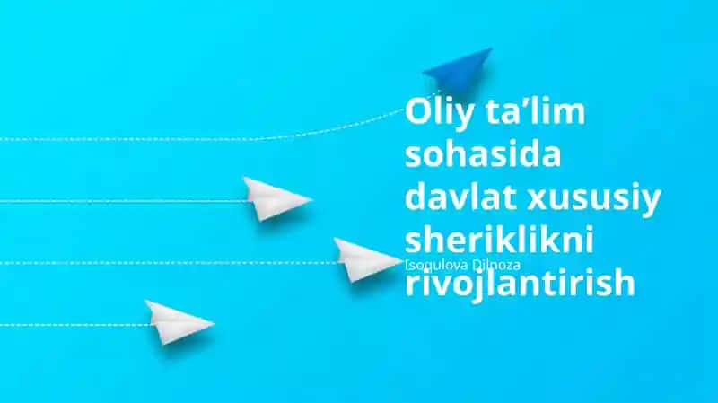 Davlat-Xususiy Sherikchiligi Loyihalarining Amalga Oshirilishi