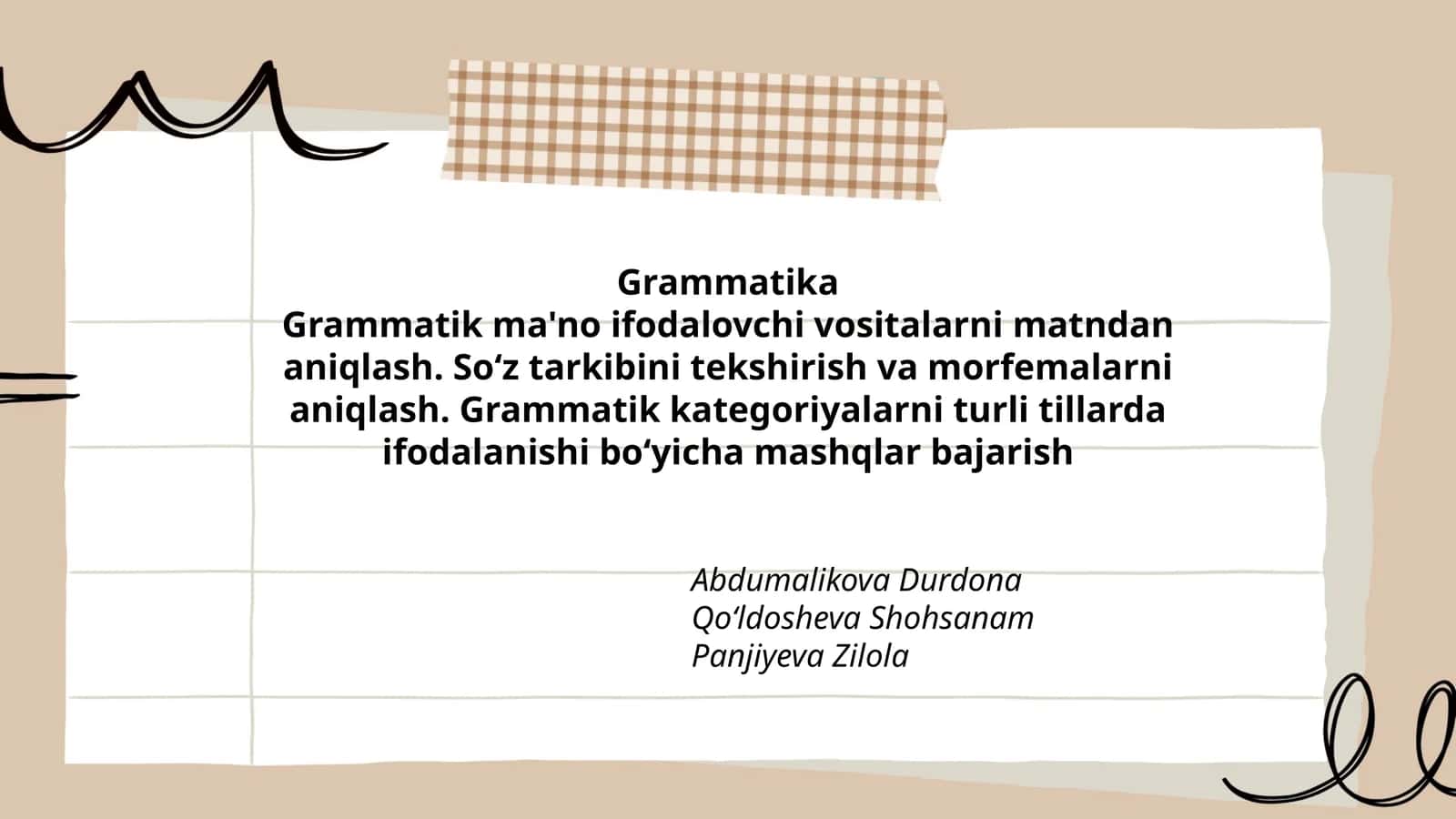 Grammatika 1