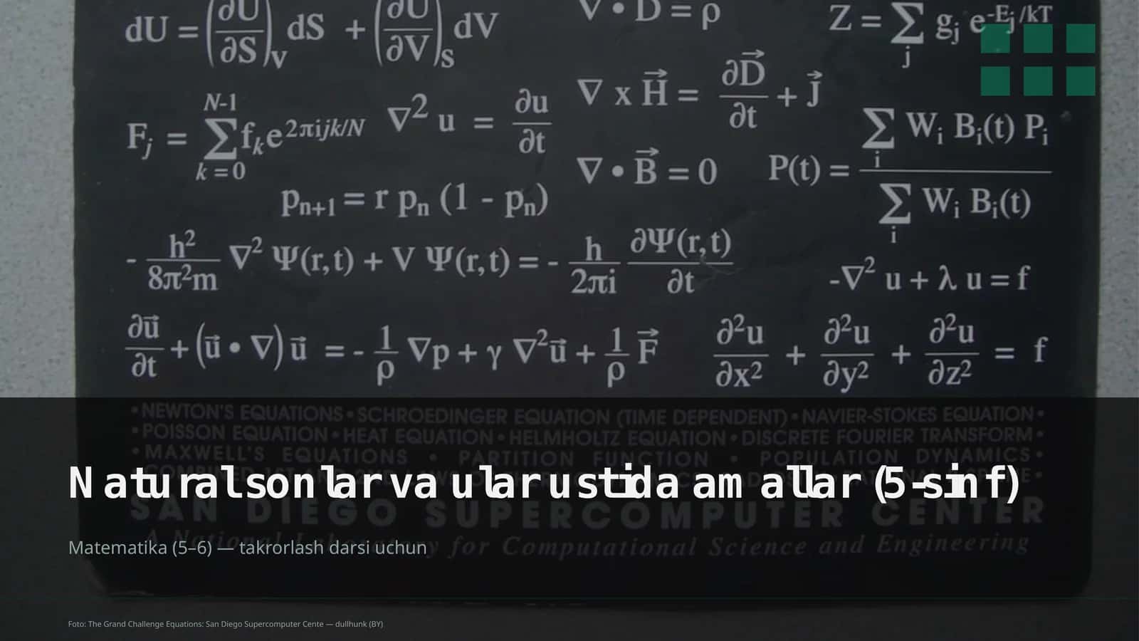 Natural sonlar va ular ustida amallar (5-sinf) 1