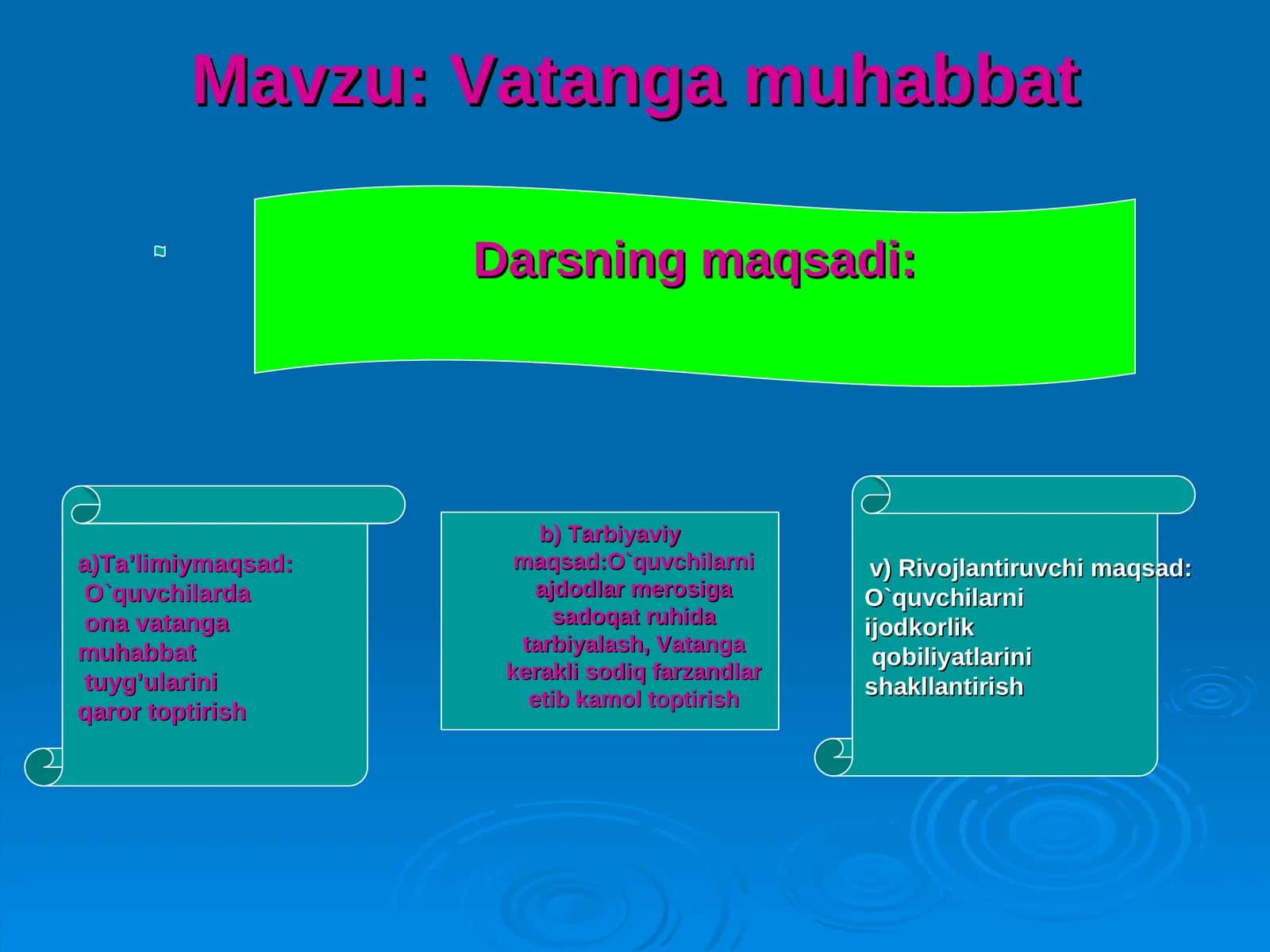 Vatanga muhabbat 1