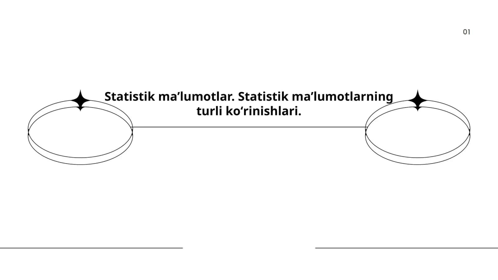 Statistik maʼlumotlar. Statistik maʼlumotlarning turli koʻrinishlari 1