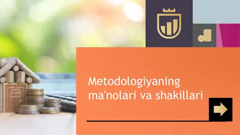 Metodologiyaning ma'nolar va shakllari 1
