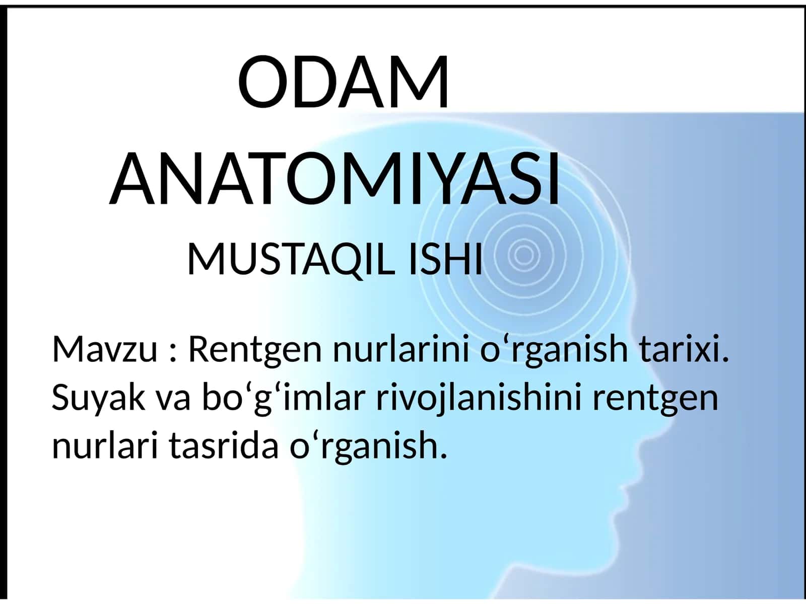 ODAM ANATOMIYASI 1