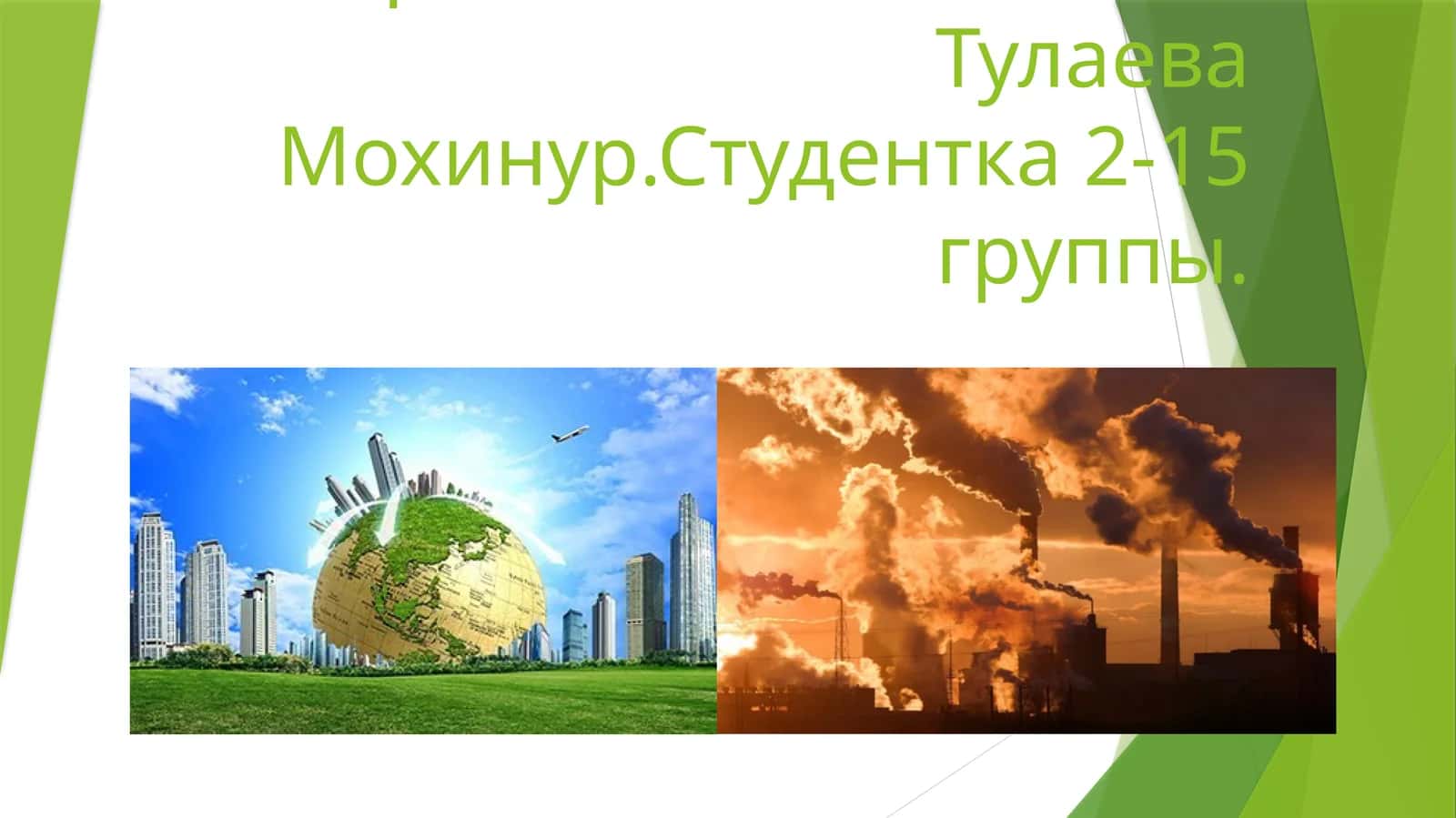 Экологические проблемы Агрохимии 1