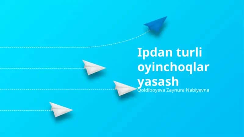 O'yinchoqlarni Tayyorlash Usullari 1
