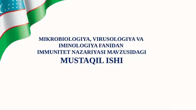 Immunitet Nazariyasi: Tananing Himoya Qal'asi 1