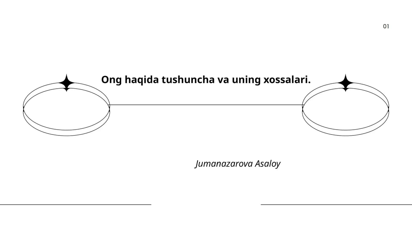 Ong haqida tushuncha va uning xossalari 1