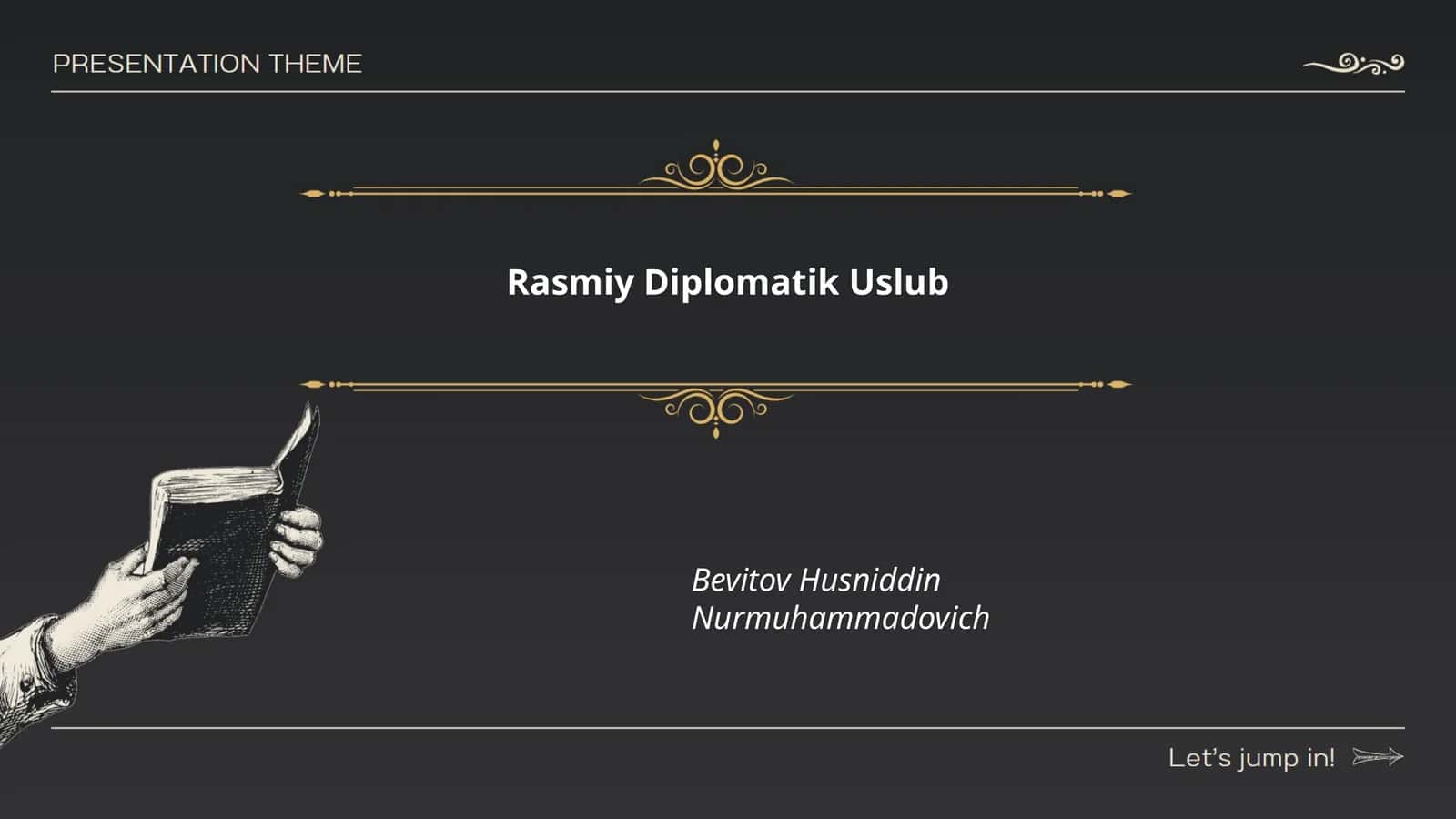 Rasmiy Diplomatik Uslub 1