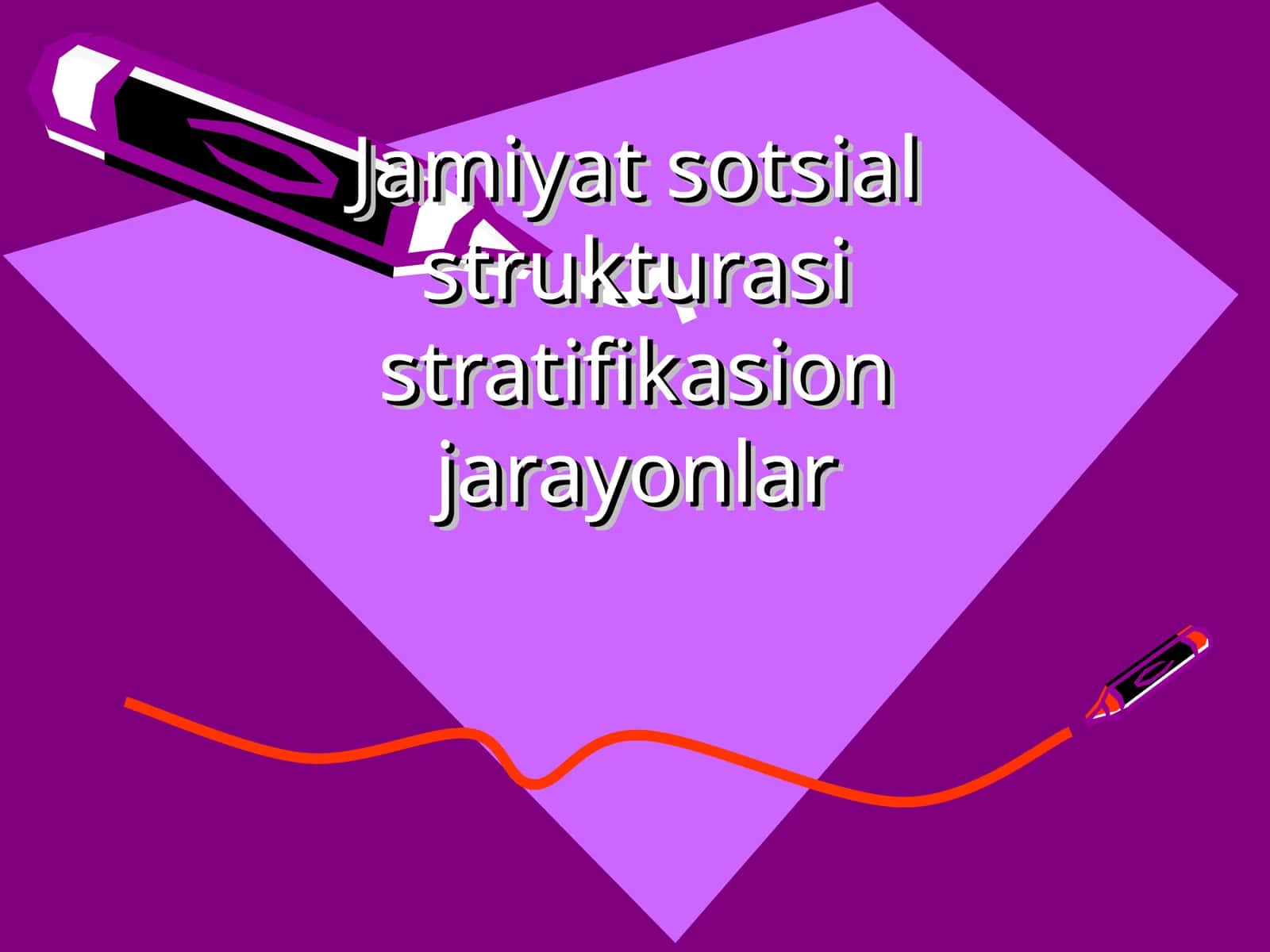 Jamiyat sotsial strukturasi stratifikasion jarayonlar 1