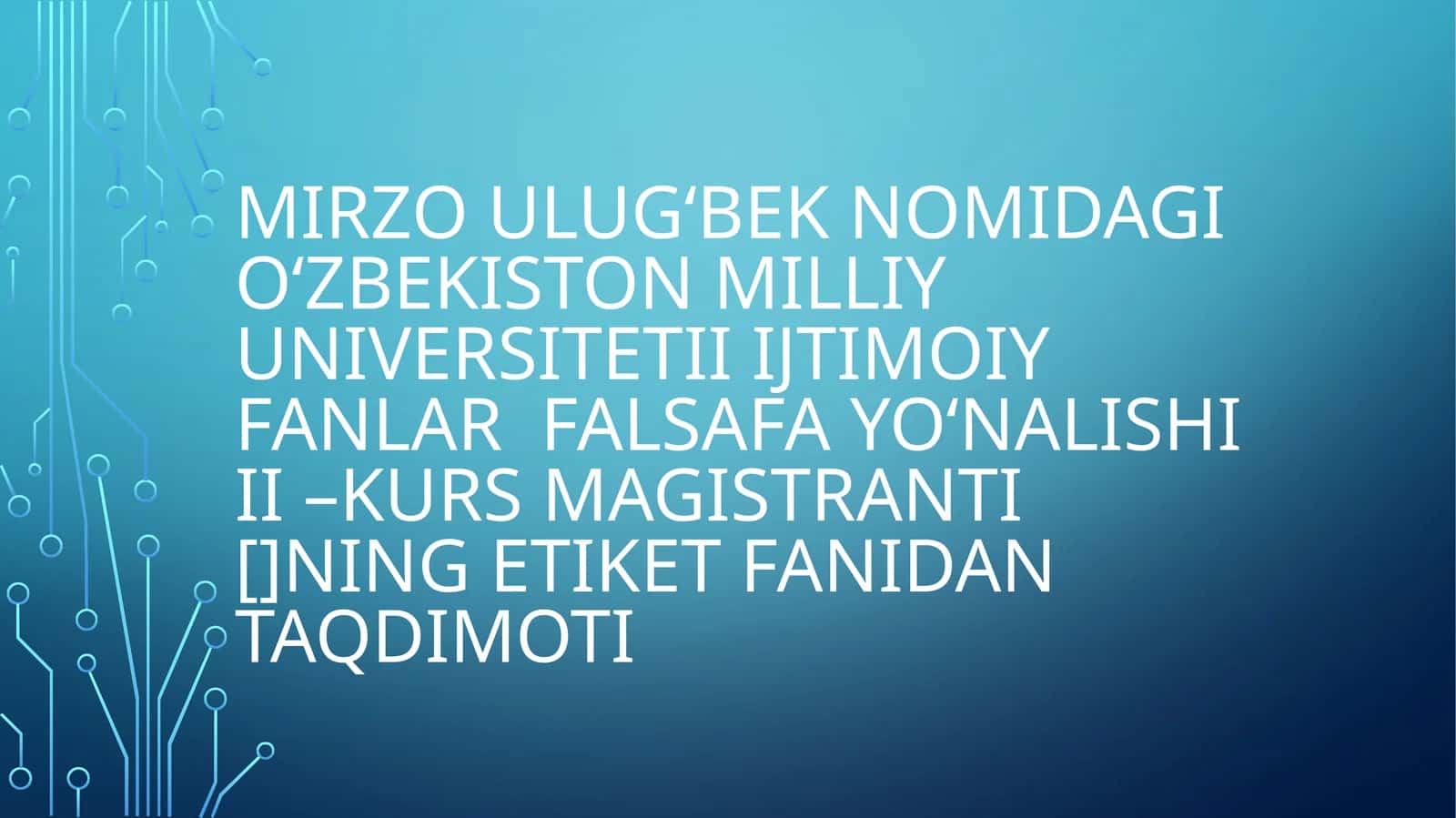 Pul muomalasi etiketi 1