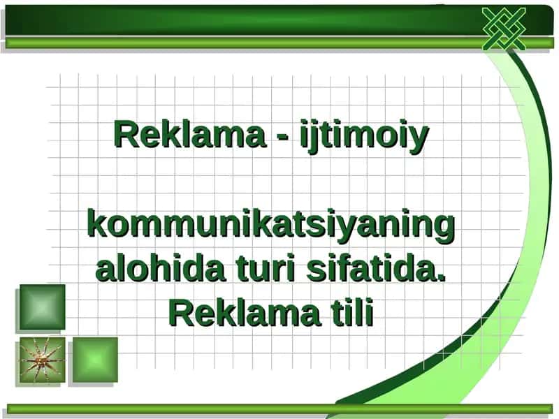 Reklama 1