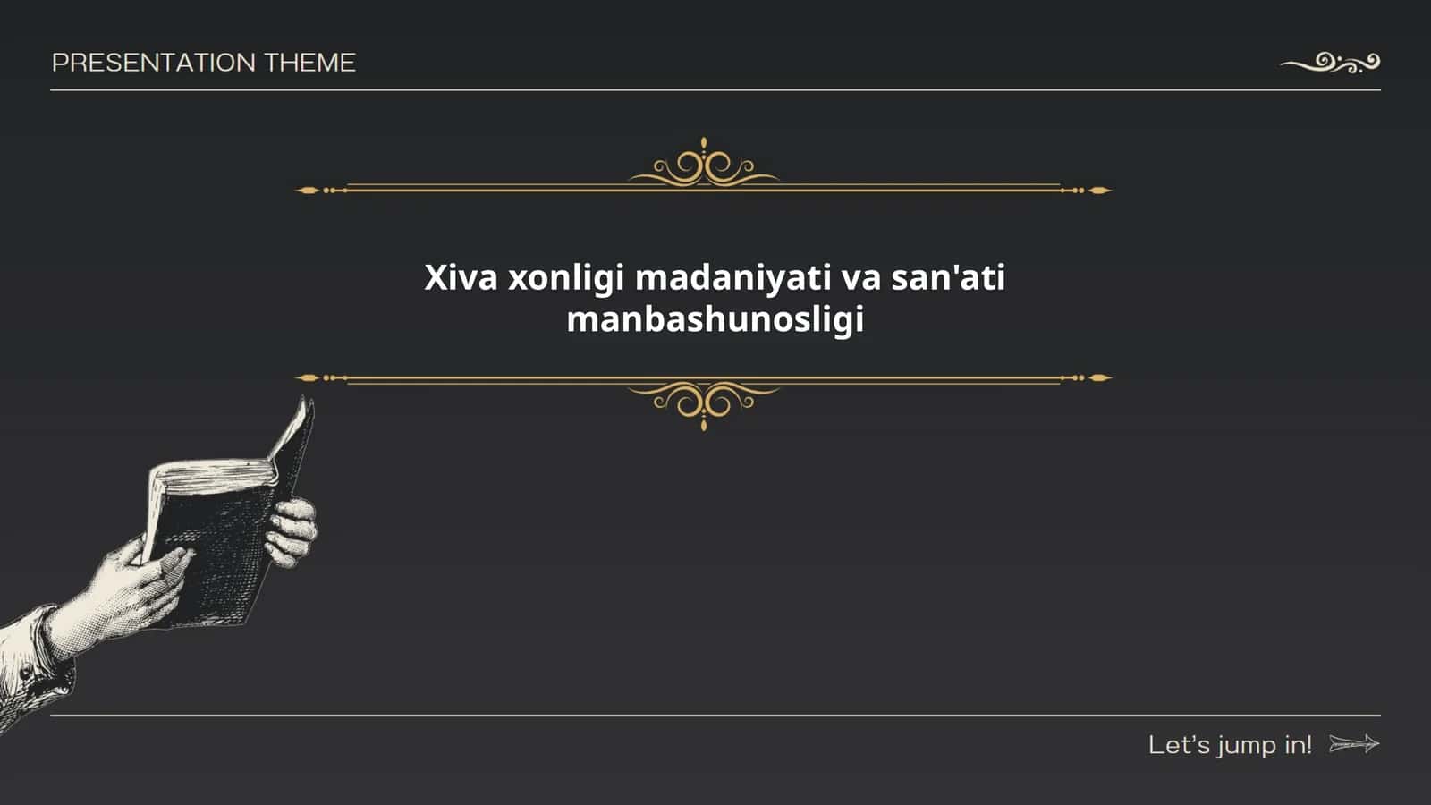 Xiva xonligi madaniyati va san'ati manbashunosligi 1