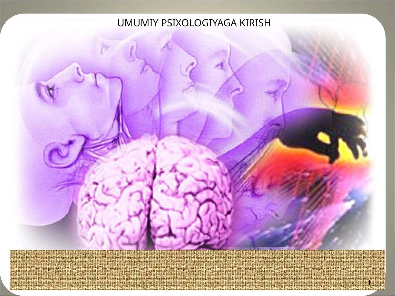 Umumiy Psixologiyaga Kirish 1