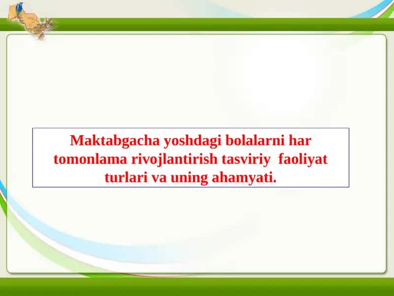 Maktabgacha yoshdagi bolalar 1