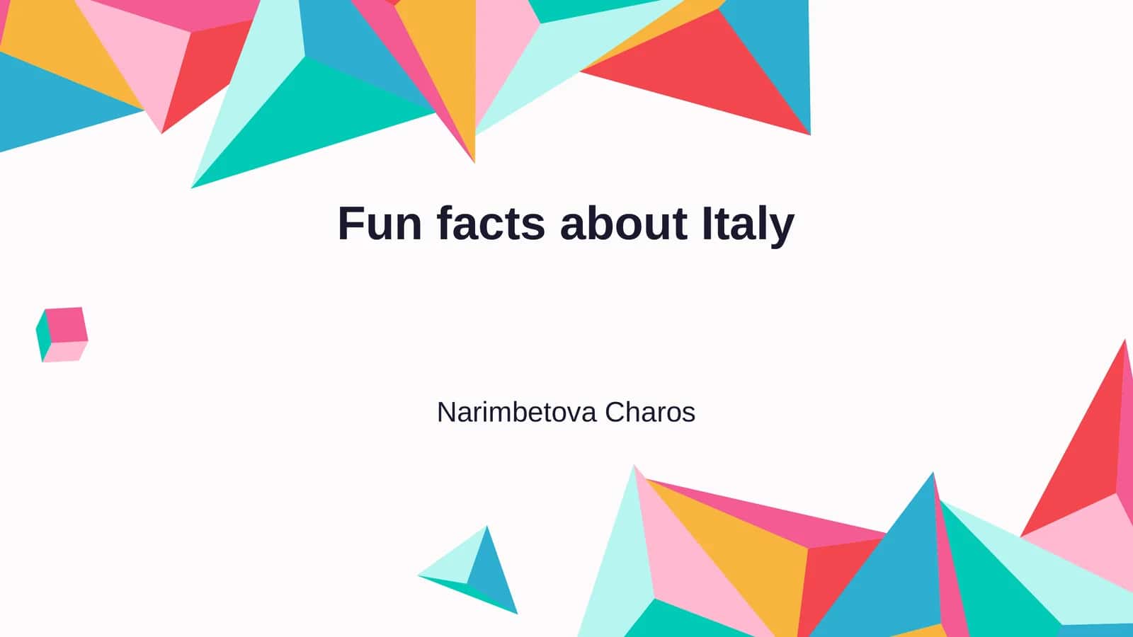 Fun facts about Italy 1