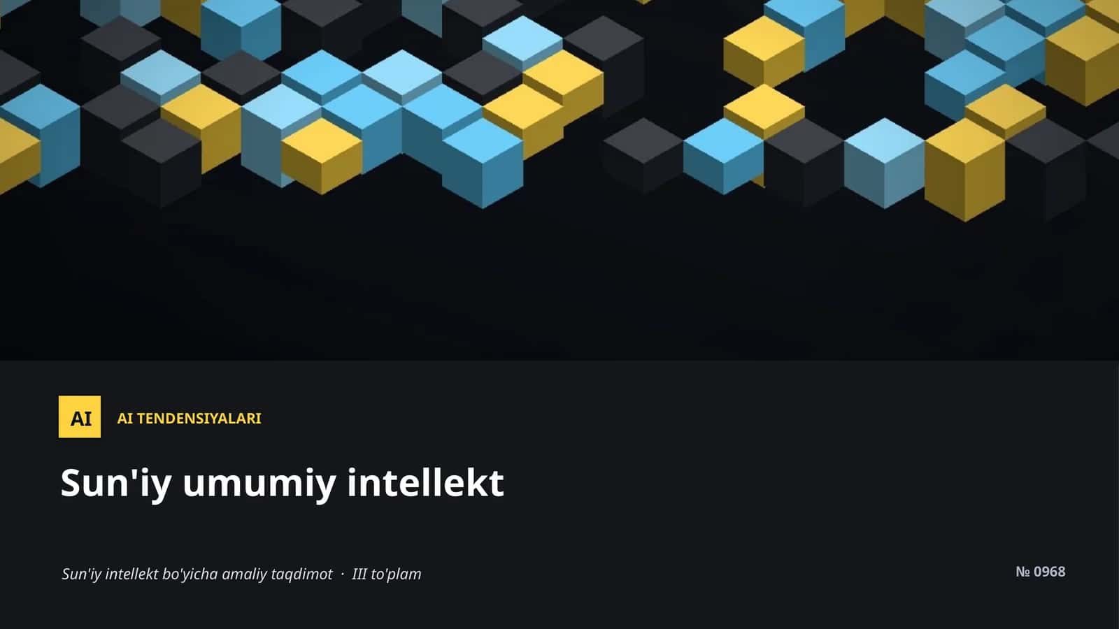 AI TENDENSIYALARI 1
