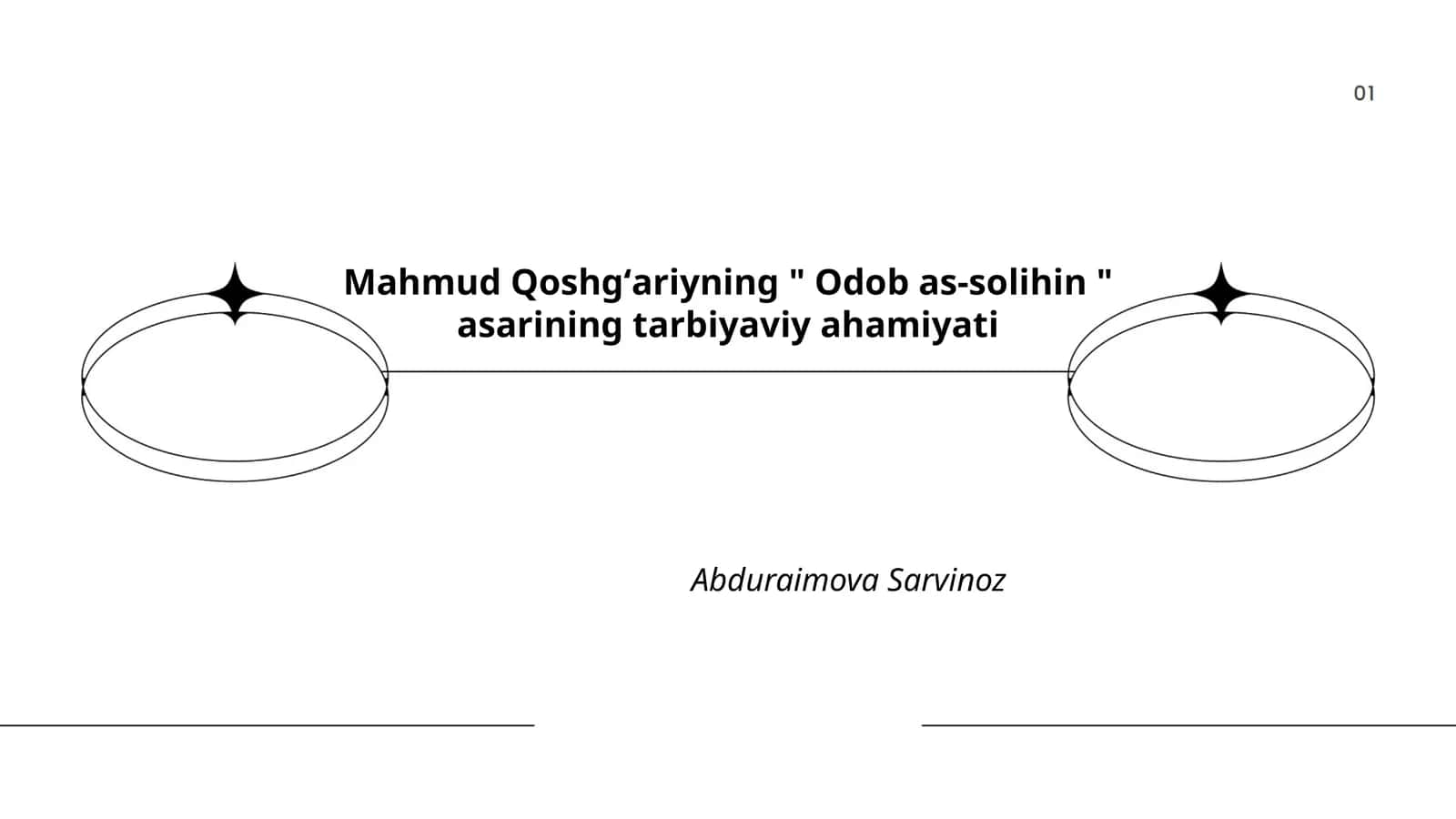 Mahmud Qoshgʻariyning " Odob as-solihin " 1