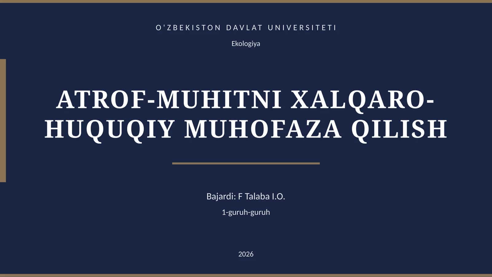 Ekologiya 1